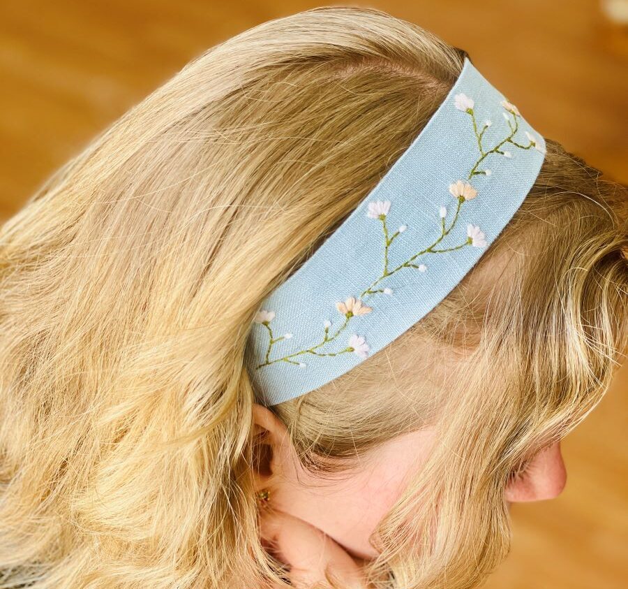 How to Make a Simple Embroidered Headband